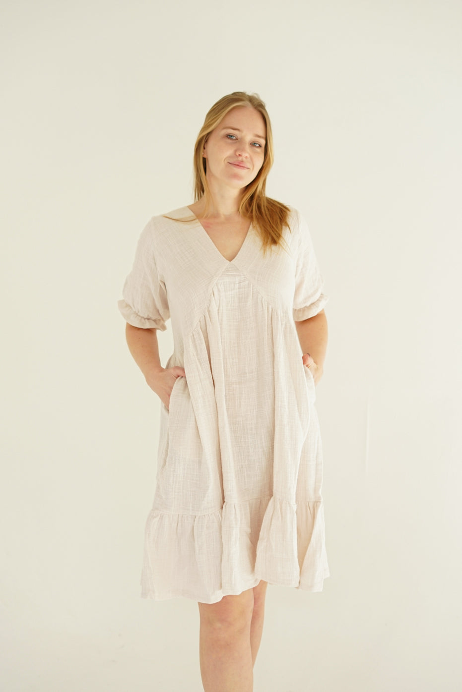 Linen muslin dress