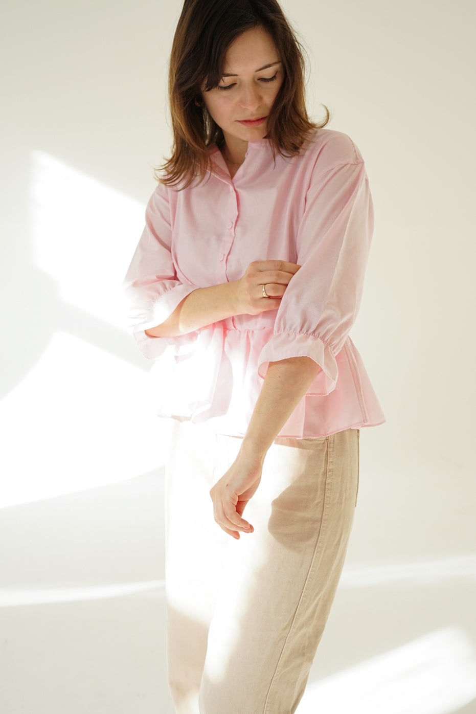 Tender poplin blouse