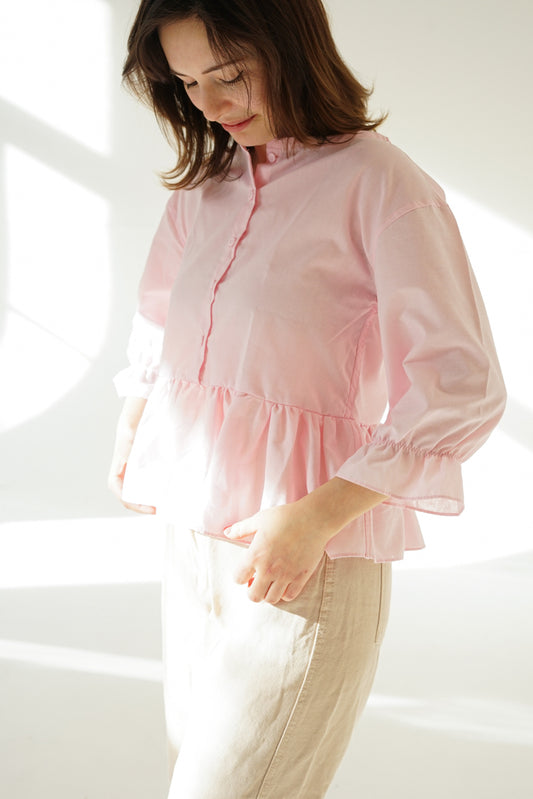 Tender poplin blouse