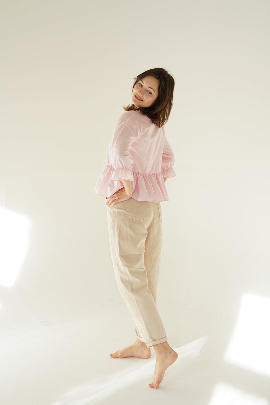 Tender poplin blouse