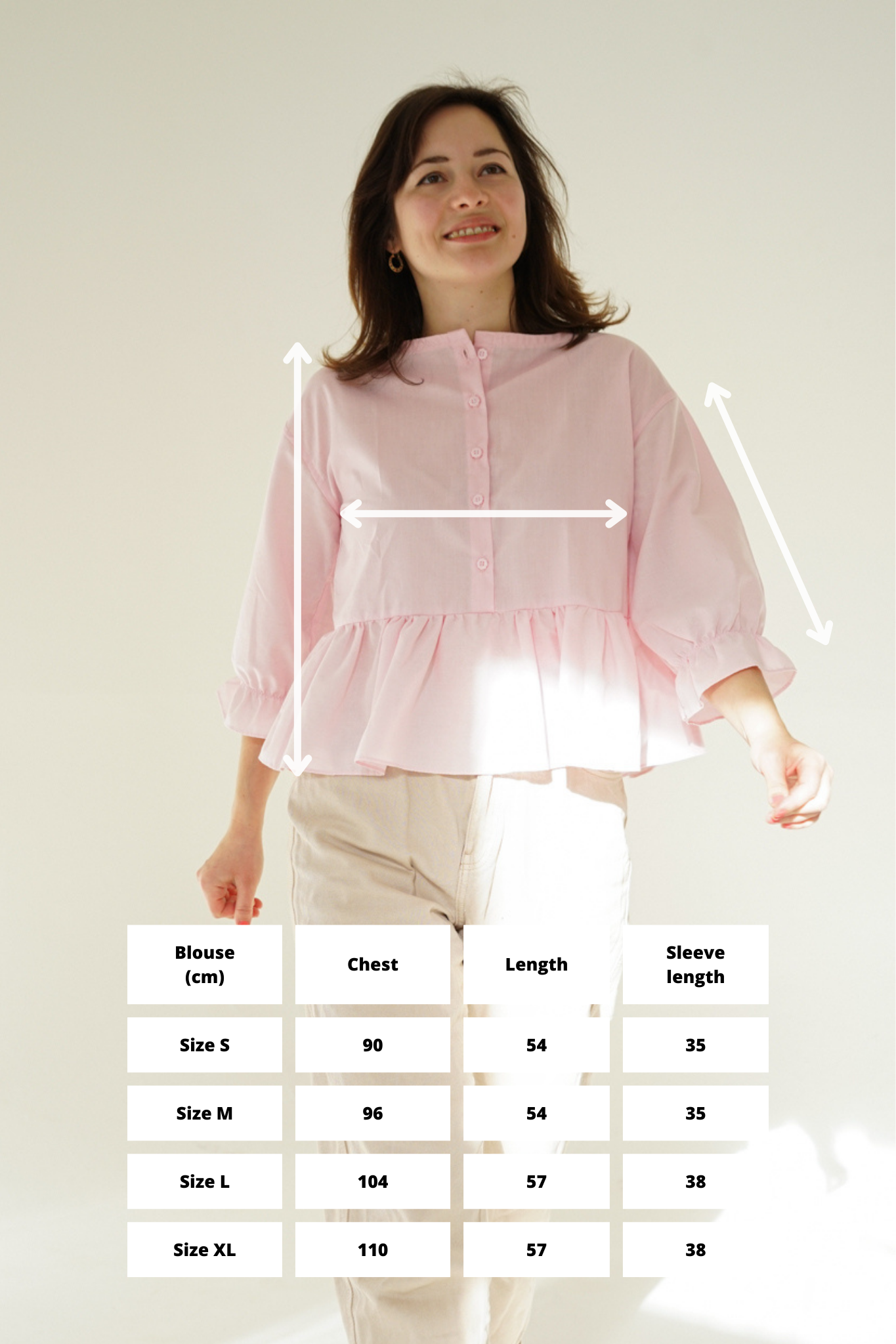 Tender poplin blouse