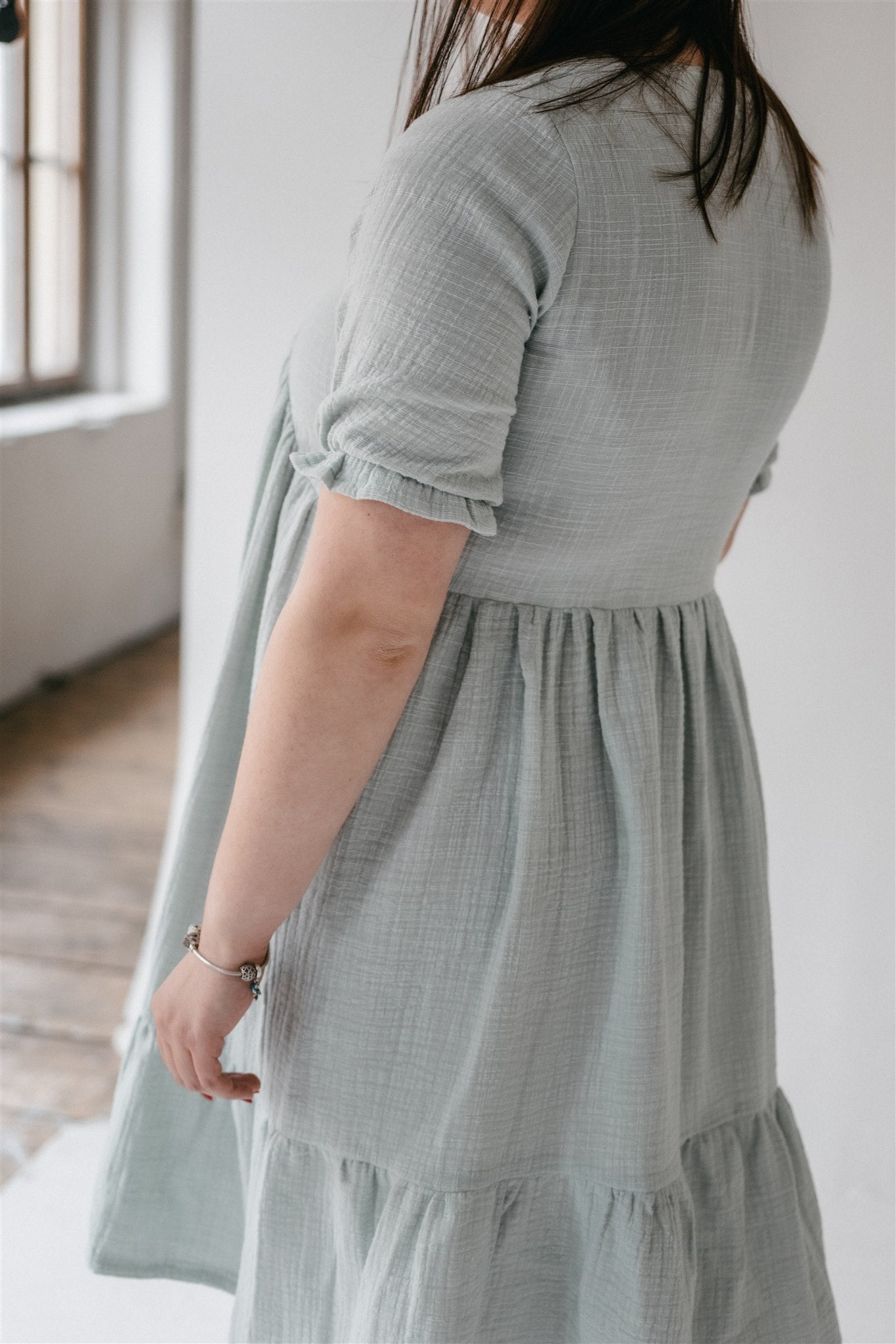 Linen muslin dress