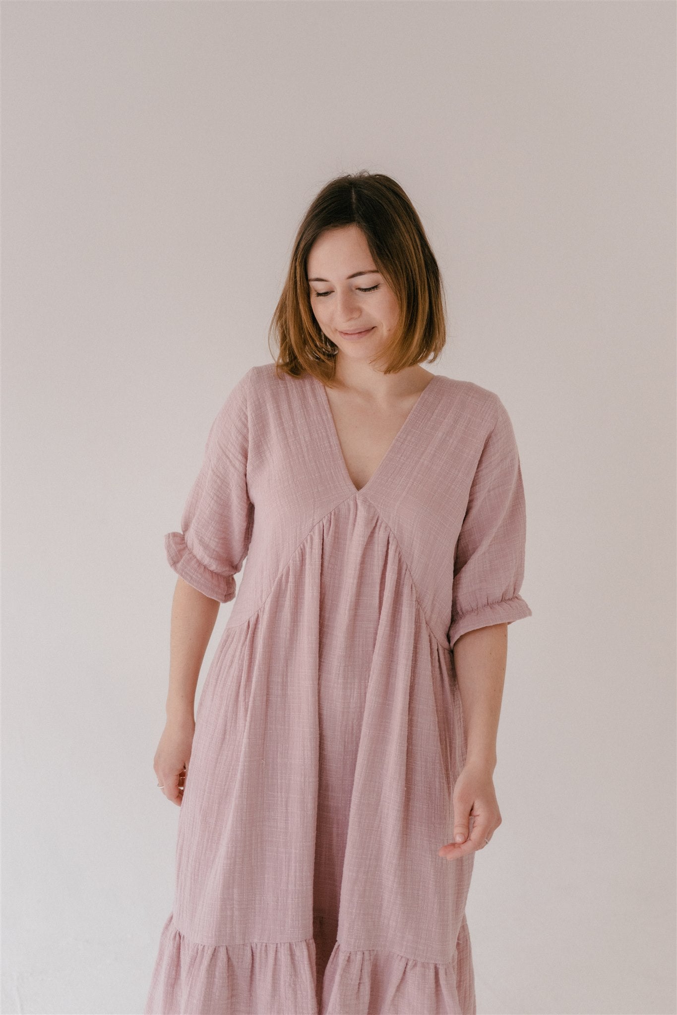 Linen muslin dress