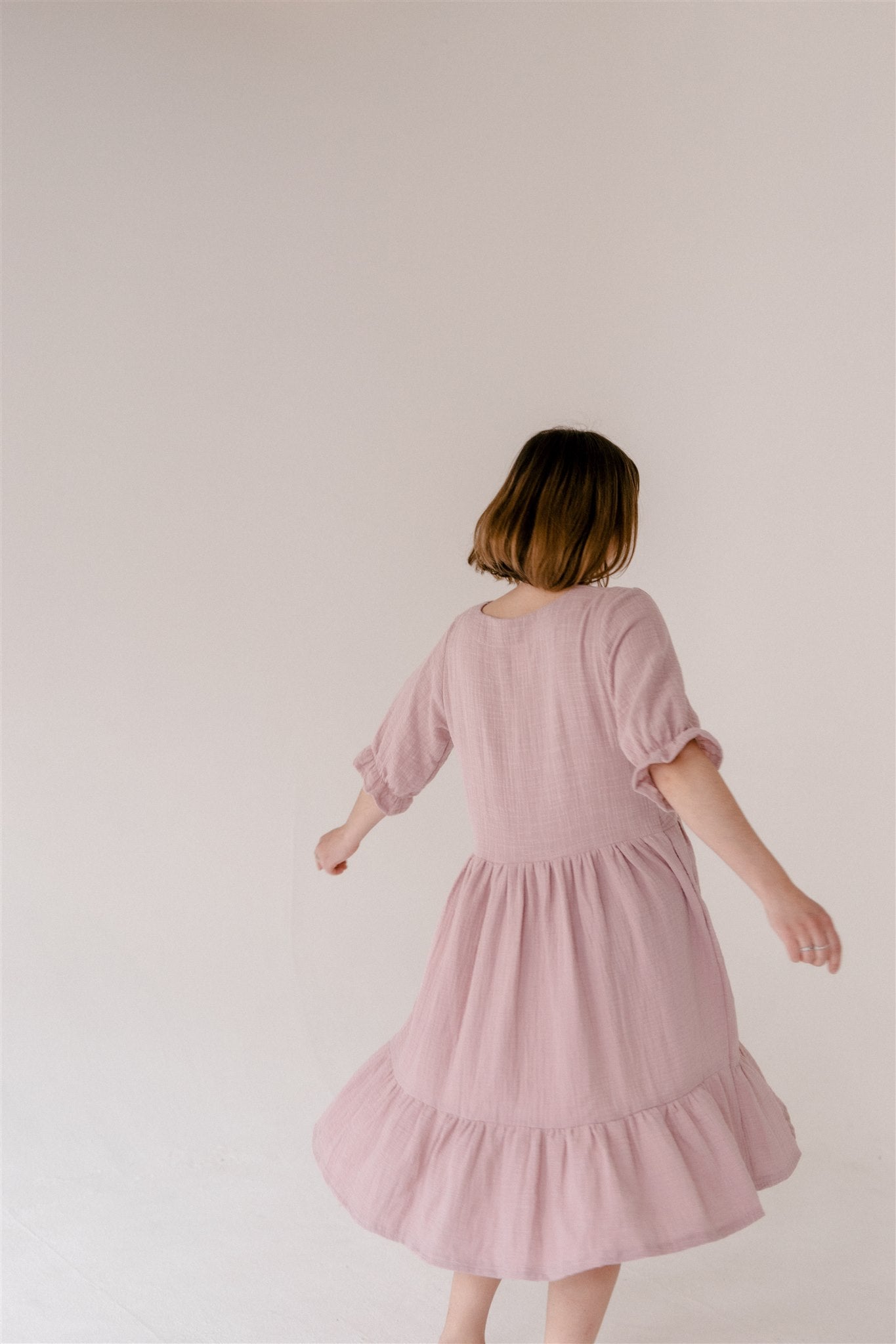 Linen muslin dress